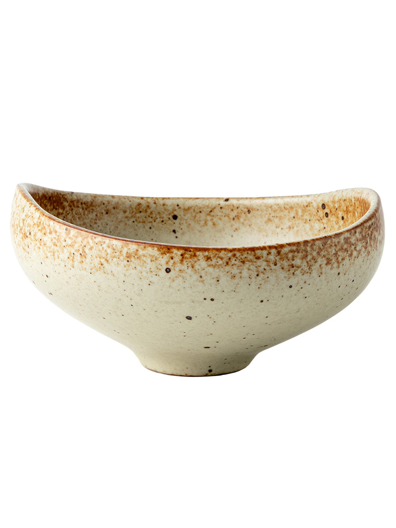 5-Inch Handmade Stoneware Salad Bowl Restaurant
