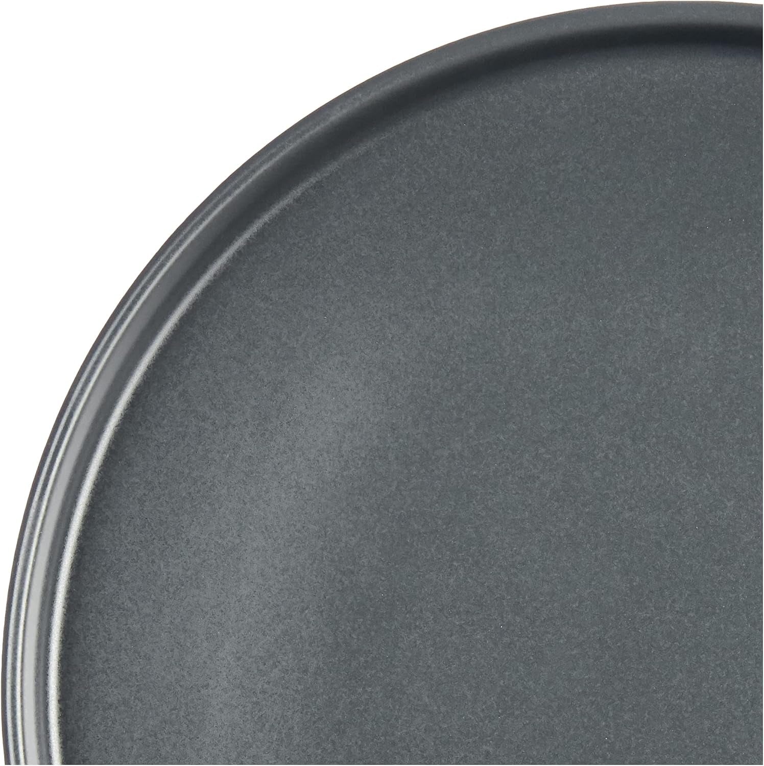 Coupe - Celina Stoneware round Dinner Plates Set, 4-Piece, Grey Matte