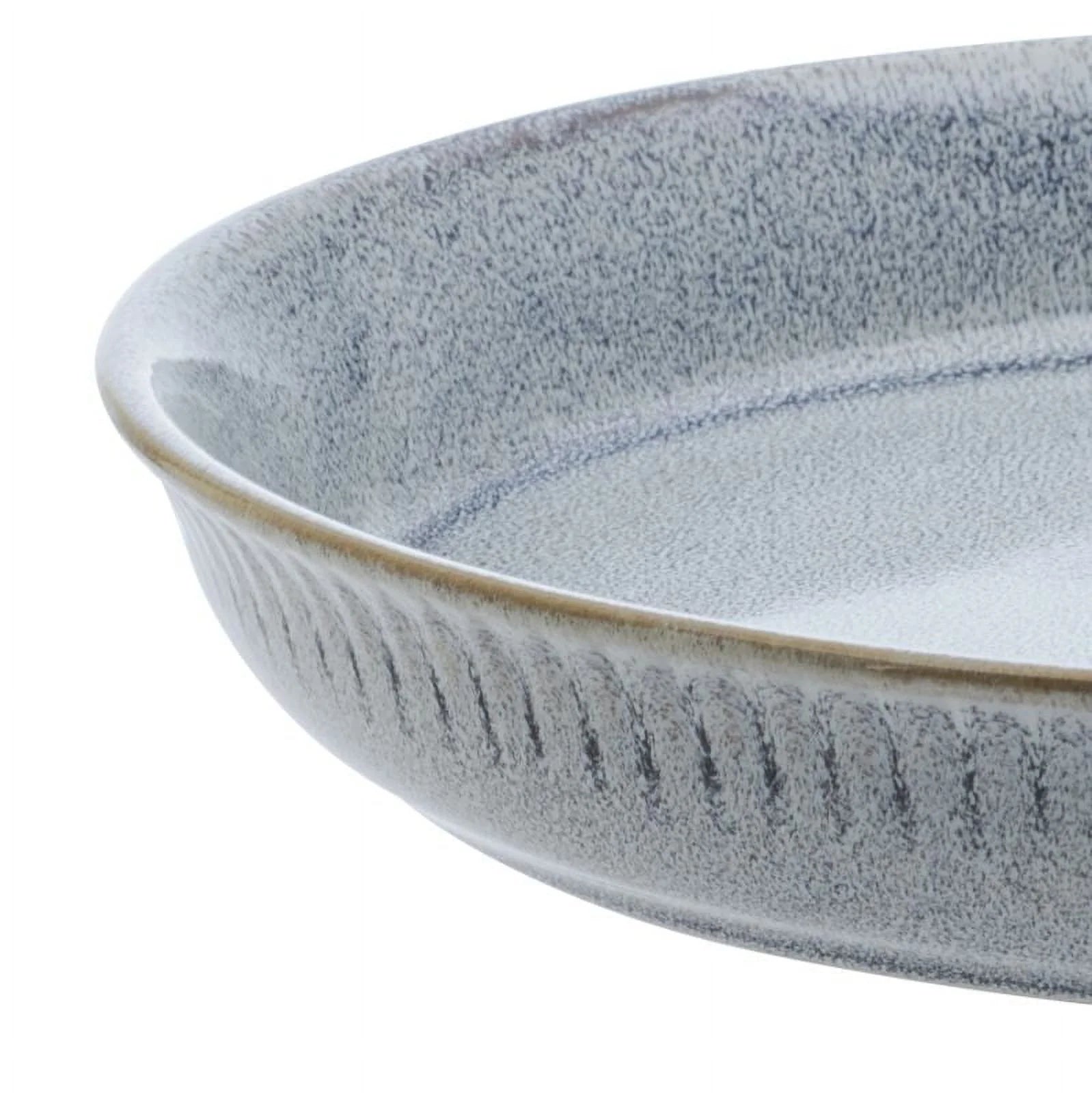 Amara 6 Piece Stoneware Dinnerware Bowl Set Gray